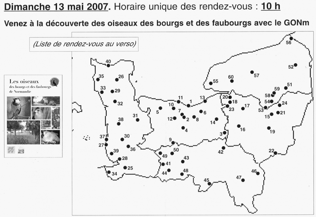 Oiseaux des bourgs et des faubourgs 2007 - recto