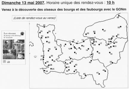 Oiseaux des bourgs et des faubourgs 2007 - recto